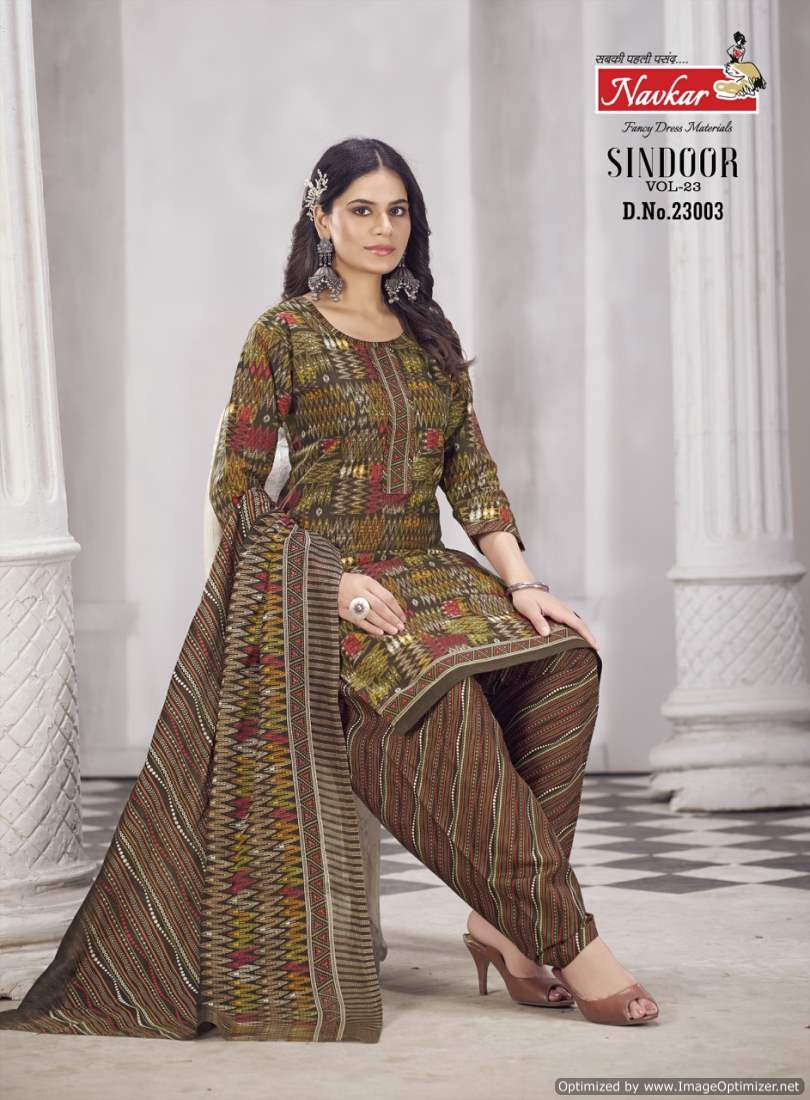 Sindoor Vol 23 By Navkar Pure Cotton Printed Readymade Dress Wholesale Shop In Surat